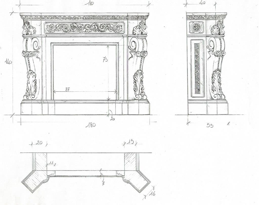 technical and artistic marble design